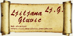 Ljiljana Gluvić vizit kartica